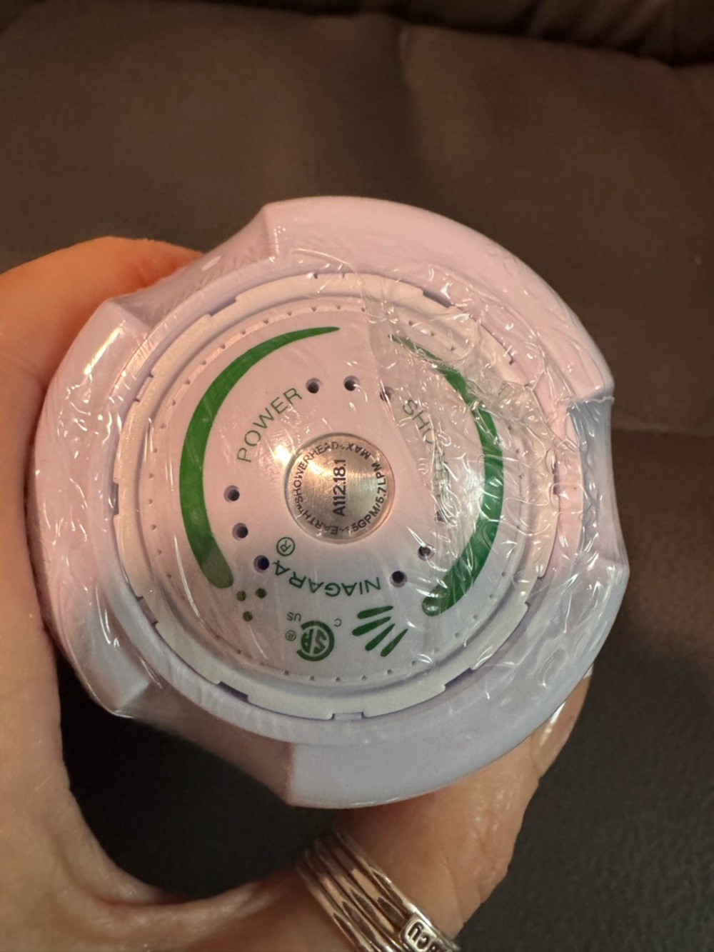 White Power Shower Head Filter - White